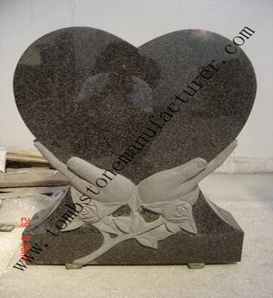 hands holding heart headstone1 - Click Image to Close